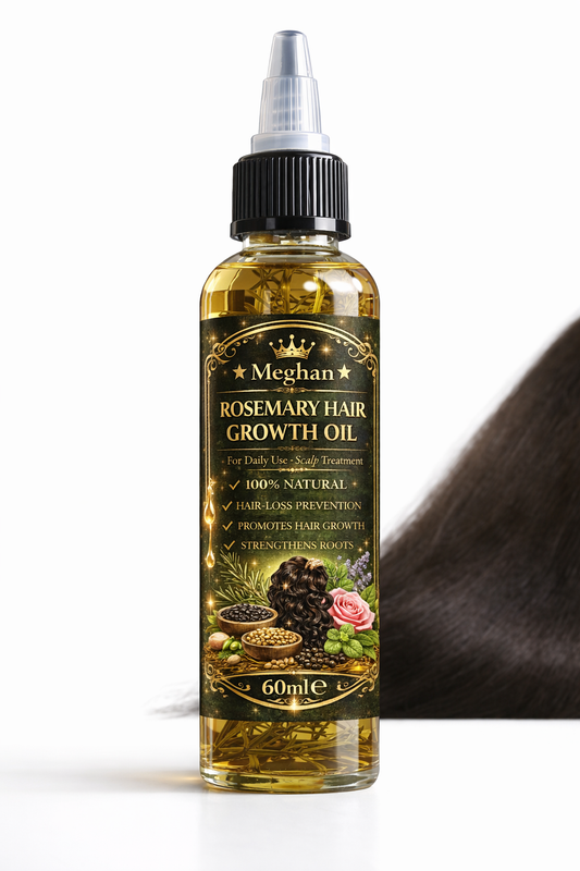Meghan - Rosemary Hair Growth Oil – Stimulate Stronger, Fuller, Faster-Growing Hair Naturally