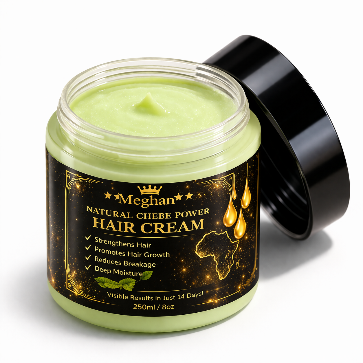 Meghan 2-in-1 Ultimate Hair Growth Duo – Rosemary Oil & Chebe Hair Cream for Stronger, Longer Hair